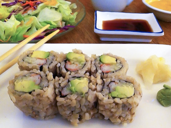 Brown Rice Sushi on ChangingitNow.com